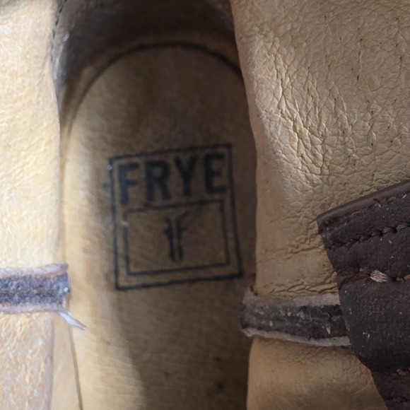 Frye Billy Short Western Boots Reddish Brown Leather Pointed Toe Womens 8 B main image 4